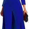 Patchwork Overlay Embellished Plain Women's Jumpsuit High-Waist Woman Romper
