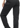 Women's Hiking Cargo Pants Quick Dry Water-Resistance High Waist Pants for Work Travel Outdoor and Casual