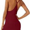 3 Pcs Women's Sleeveless Nightgown, Scoop Neck Pajama Dress Racerback Sleep Dress Sleeveless Nightdress Chemise