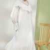Cotton Nightgown for Women Vintage Palace Sleepwear