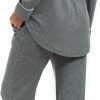 Womens Pajama Sets Soft Comfy Button Down Knitted Long Sleeve Sleepwear Pjs Lounge Sets Nightwear