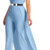 Patchwork Overlay Embellished Plain Women's Jumpsuit High-Waist Woman Romper