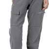 Women's Athletic Hiking Cargo Joggers Pants Outdoor Workout Lightweight Quick Dry UPF 50 Zipper Pockets