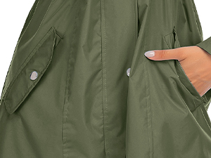 Pockets with flap