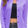 Women's Crew Neck Button Down Long Sleeve Solid Knit Classic Cardigan Sweater