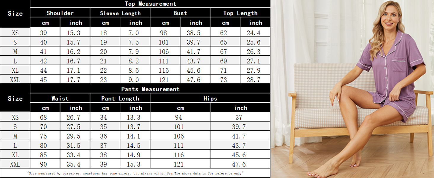 Pj suit size