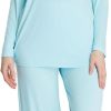 Loungewear Set pajamas Womens sleepwear Bamboo Viscose Long Sleeve t shirt Long Pants Super Soft Novelty Pjs Set