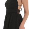 Women Graduation Dress Spaghetti Straps Sleeveless Short Dresses Y2k Low Cut Bodycon Going Out A-Line Mini Dress