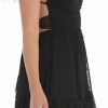 Women Graduation Dress Spaghetti Straps Sleeveless Short Dresses Y2k Low Cut Bodycon Going Out A-Line Mini Dress