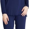 Loungewear Set pajamas Womens sleepwear Bamboo Viscose Long Sleeve t shirt Long Pants Super Soft Novelty Pjs Set