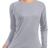 Women's Long Sleeve UPF 50+ UV Sun Protection Shirts Rash Guard Swim T-Shirt/Hoodie Quick Dry for Outdoor Hiking