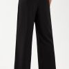 Libin Women's Wide Leg Pants High Waisted Work Dress Pants Loose Fit Back Elastic Waist Business Casual Trousers Office