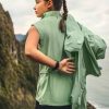 Rain Jacket Women Waterproof Lightweight Jacket With Hood Packable Raincoat with Pockets S-XXL