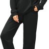 Women 2 Piece Outfits Tracksuit Casual Zip Up Hoodie Sweatsuits Jogging Long Pant Set