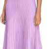 Women's 2024 Summer Maxi Dresses Tie Spaghetti Strap Square Neck Ribbed Knit Dress