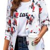 Womens Casual Blazers Long Sleeve Lapel Button Slim Work Office Blazer Jacket