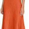 Women's 2024 Summer Maxi Dresses Tie Spaghetti Strap Square Neck Ribbed Knit Dress