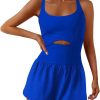 Womens Onesie Workout Rompers One Piece Exercise Jumpsuits Athletic Outfits Gym Yoga Clothes