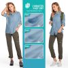 Women's UPF 50 Long Sleeve Sun Protection Shirts Quick Dry Outdoor Fishing Hiking Travel Shirt