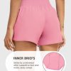 Athletic Shorts for Women with Pockets High Waist Running Workout Shorts Gym Yoga White Summer Shorts