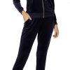 Velour Track Suits for Women Set Fall Sweatsuits 2 Piece