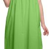 Lace Neckline Cotton Sleepwear For Ladies Womens Round Neck Nightdress