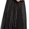 Business Casual Shirt Dress for Women Long Sleeves Pleated Midi Dresses with Belt