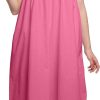 Lace Neckline Cotton Sleepwear For Ladies Womens Round Neck Nightdress