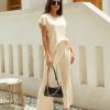 2 Piece Outfits for Women Sweater Sets Knit Vest Tops Elastic Waisted Pants